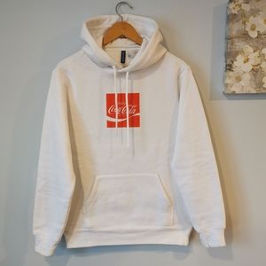 Divided by HM x Coca-Cola pullover hoodie White S